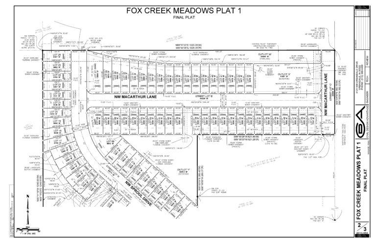 Fox Creek Meadows Plat 1_Final Plat_07-31-2023_Page_2